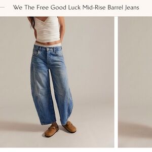 FP Good Luck Barrel Jeans